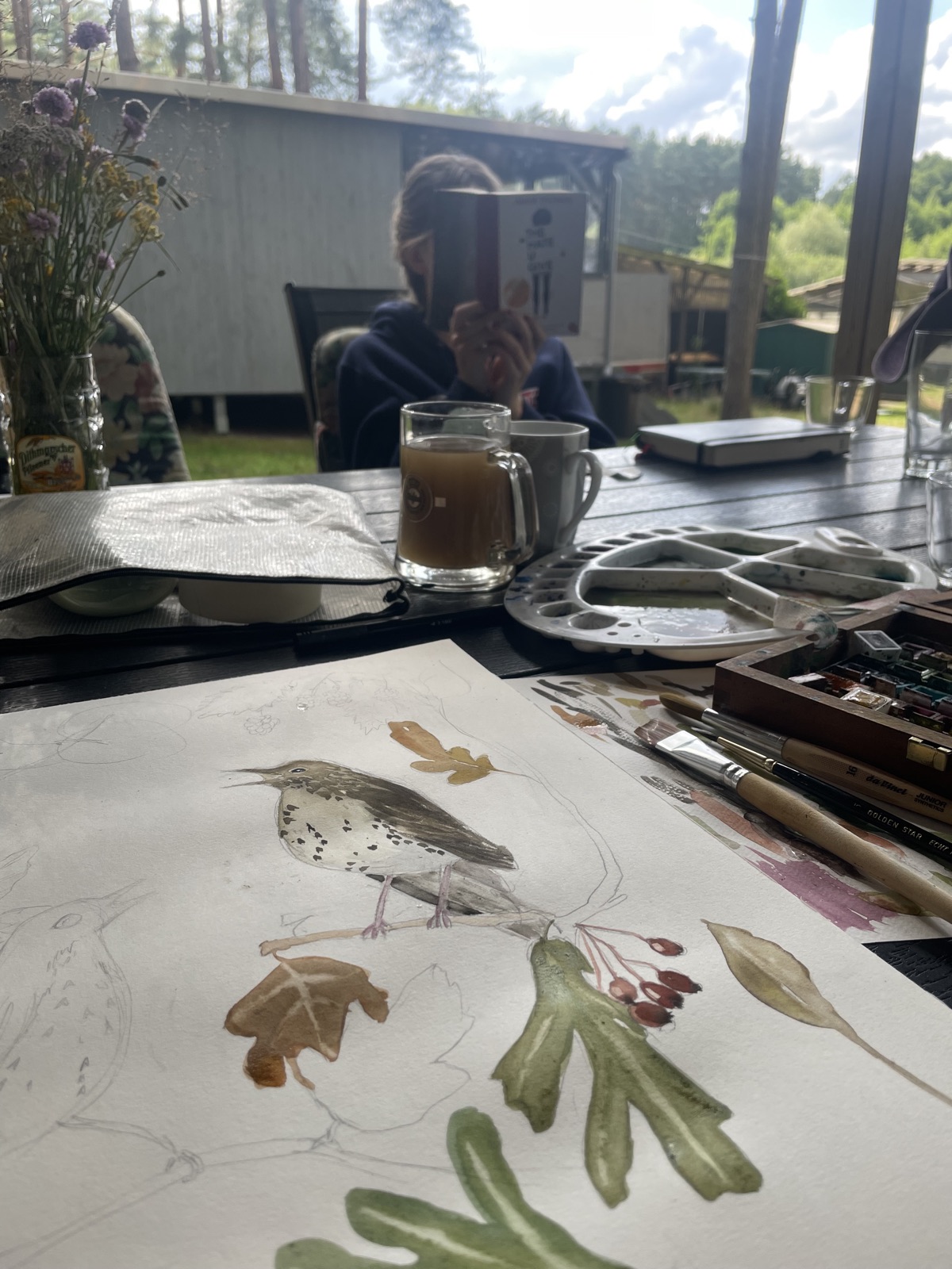 Maren Kandel bei der Arbeit